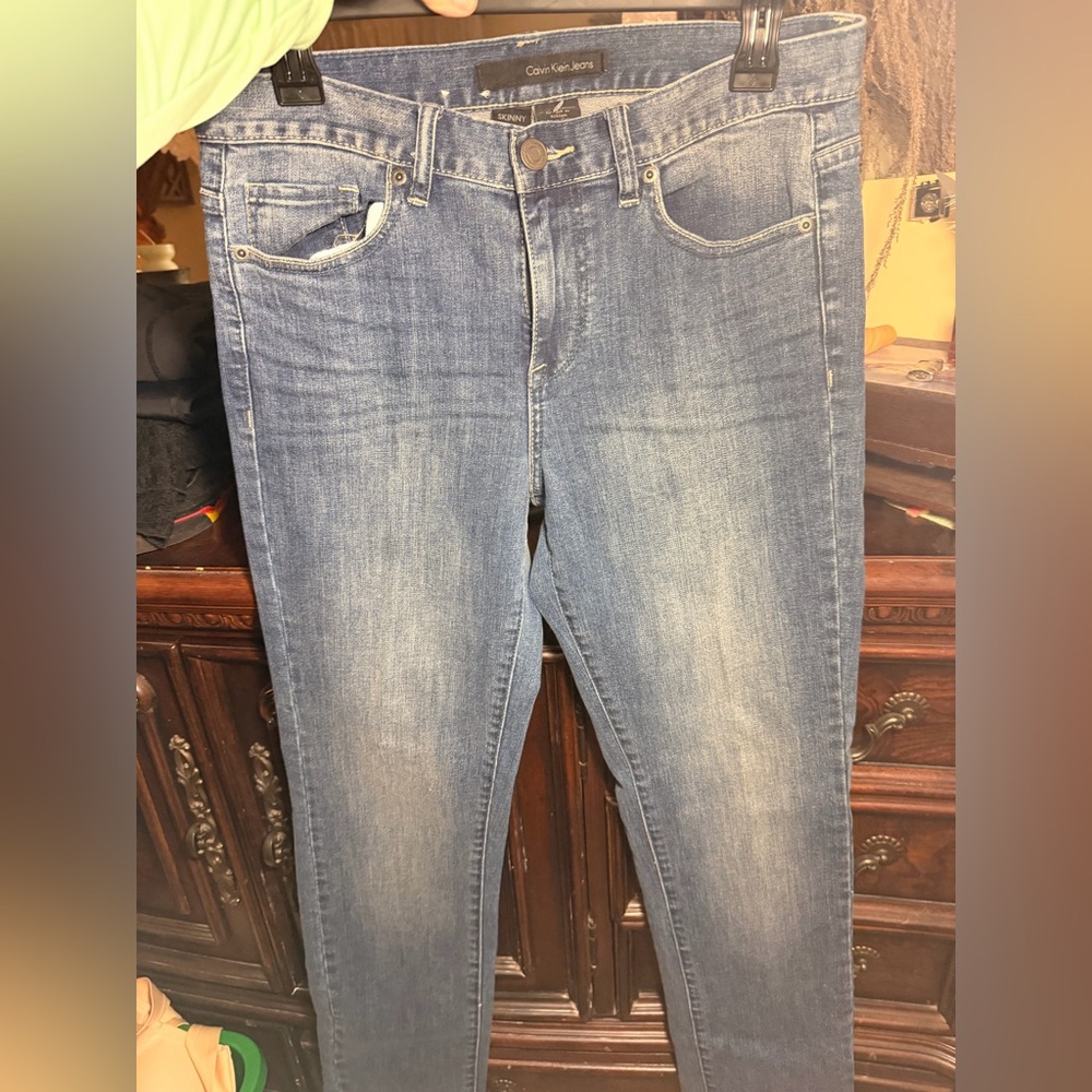Calvin Klein Jeans women’s Light Blue Skinny Jeans